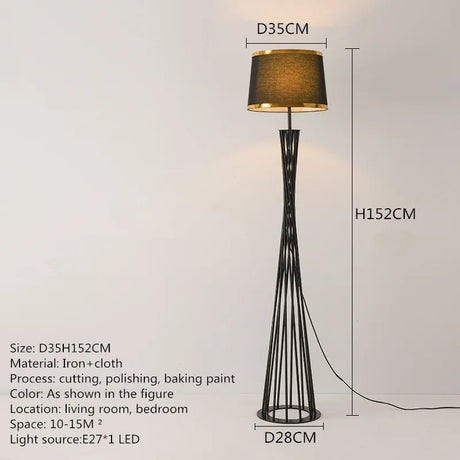 Creative Fashion LED Vintage Standing Light - Hans Lumiere