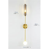Creative Gold Nordic Wall Lamp - Hans Lumiere