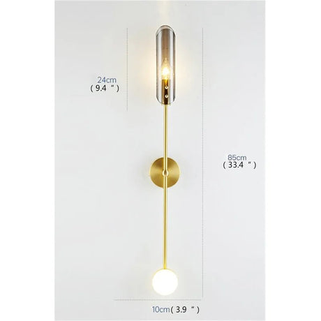 Creative Gold Nordic Wall Lamp - Hans Lumiere