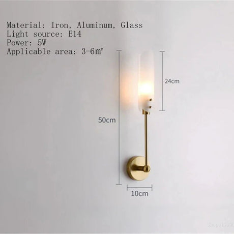 Creative Gold Nordic Wall Lamp - Hans Lumiere