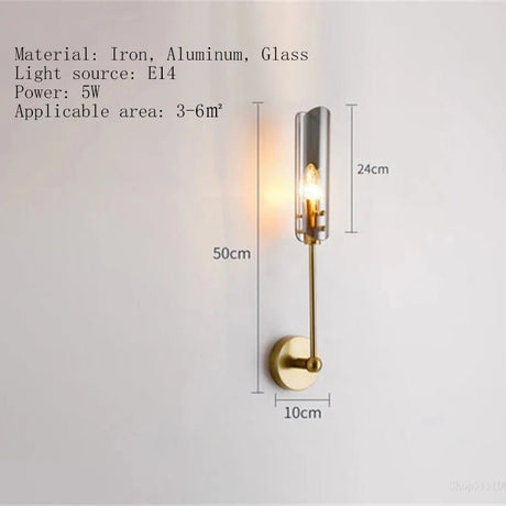 Creative Gold Nordic Wall Lamp - Hans Lumiere