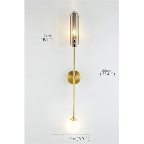 Creative Gold Nordic Wall Lamp - Hans Lumiere