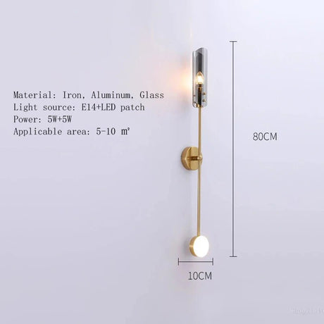 Creative Gold Nordic Wall Lamp - Hans Lumiere