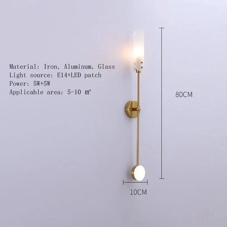 Creative Gold Nordic Wall Lamp - Hans Lumiere