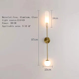 Creative Gold Nordic Wall Lamp - Hans Lumiere