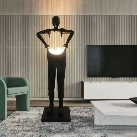 Creative Humanoid Art Sculpture Dance Goddess Decoration Lamp - Hans Lumiere