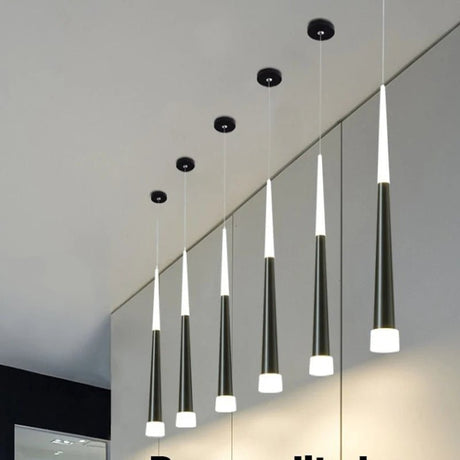 Creative Modern Long Barrel Ceiling Chandelier - Hans Lumiere