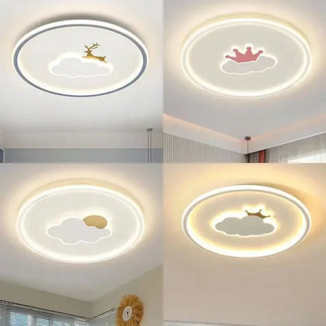 Creative Nordic Cartoon LED Ceiling Light - Hans Lumiere