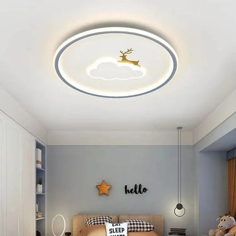 Creative Nordic Cartoon LED Ceiling Light - Hans Lumiere