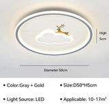 Creative Nordic Cartoon LED Ceiling Light - Hans Lumiere
