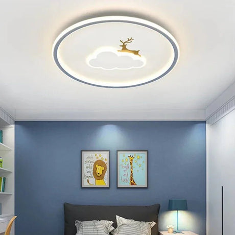 Creative Nordic Cartoon LED Ceiling Light - Hans Lumiere
