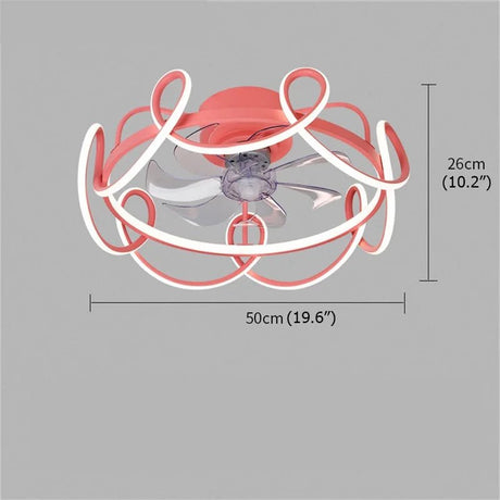 Creative Nordic Ceiling Fan With Lights And Remote Control - Hans Lumiere