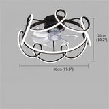 Creative Nordic Ceiling Fan With Lights And Remote Control - Hans Lumiere