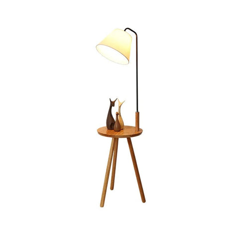 Creative Nordic Wood Art Frame Floor Lamp - Hans Lumiere