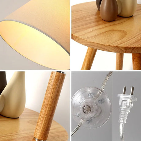 Creative Nordic Wood Art Frame Floor Lamp - Hans Lumiere