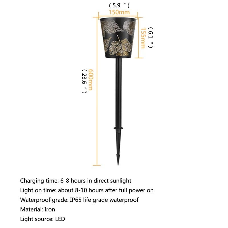 Creative Outdoor Solar Lawn Light - Hans Lumiere