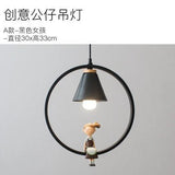 Creative Resin Doll Pendant Light - Hans Lumiere