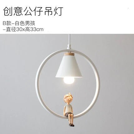 Creative Resin Doll Pendant Light - Hans Lumiere