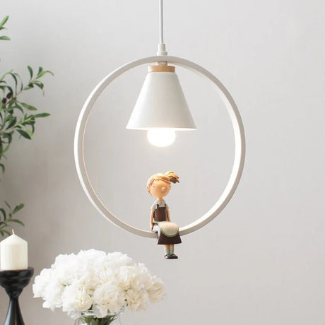 Creative Resin Doll Pendant Light - Hans Lumiere