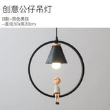 Creative Resin Doll Pendant Light - Hans Lumiere