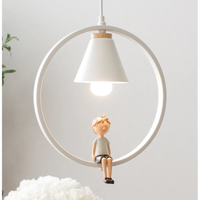Creative Resin Doll Pendant Light - Hans Lumiere