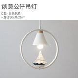 Creative Resin Doll Pendant Light - Hans Lumiere