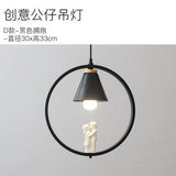 Creative Resin Doll Pendant Light - Hans Lumiere