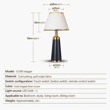 Creative Touch Dimming Table Lamp - Hans Lumiere