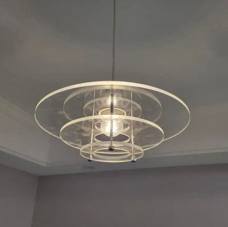 Creative UFO Danish Designer Acrylic Chandelier - Hans Lumiere
