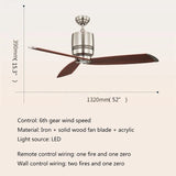 Creative Vintage American Ceiling Fan Light - Hans Lumiere
