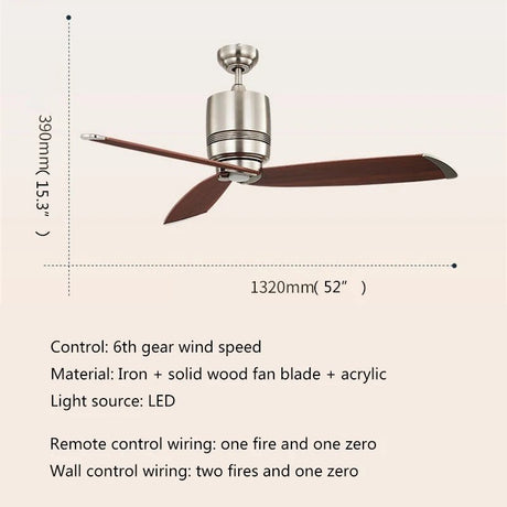 Creative Vintage American Ceiling Fan Light - Hans Lumiere