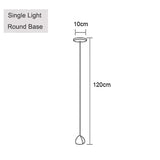 Crystal Ball Staircase Chandelier - Adjustable Cord Pendant Light Fixture - Hans Lumiere