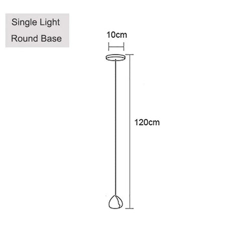 Crystal Ball Staircase Chandelier - Adjustable Cord Pendant Light Fixture - Hans Lumiere