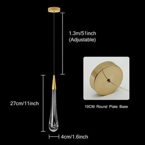 Crystal LED Pendant Lights - Hans Lumiere