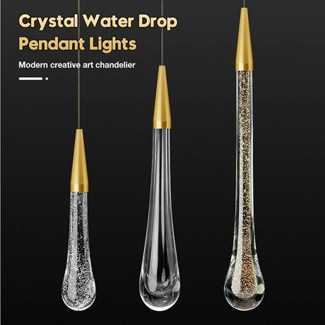 Crystal LED Pendant Lights - Hans Lumiere