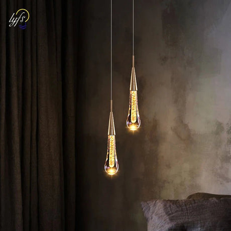 Crystal LED Pendant Lights - Hans Lumiere