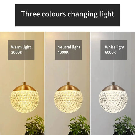 Custom Luxury Acrylic Ball Chandelier - Hans Lumiere
