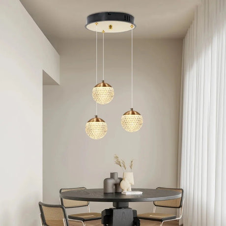 Custom Luxury Acrylic Ball Chandelier - Hans Lumiere