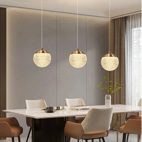 Custom Luxury Acrylic Ball Chandelier - Hans Lumiere