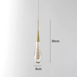 Customizable Post - Modern Crystal Glass LED Pendant Light - Hans Lumiere