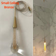 Customizable Post - Modern Crystal Glass LED Pendant Light - Hans Lumiere
