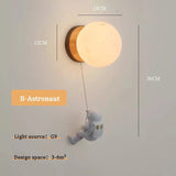 Cute Bear & Rabbit Children's Room Wall Lamps - Hans Lumiere