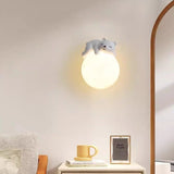 Cute Bear & Rabbit Children's Room Wall Lamps - Hans Lumiere