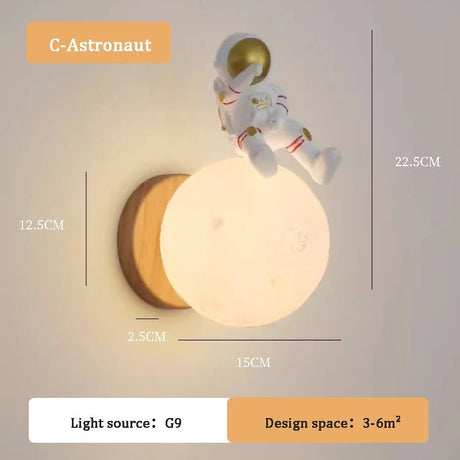 Cute Bear & Rabbit Children's Room Wall Lamps - Hans Lumiere
