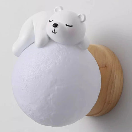 Cute Bear & Rabbit Children's Room Wall Lamps - Hans Lumiere