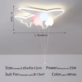 Cute Cartoon Cloud plane LED Ceiling Light - Hans Lumiere