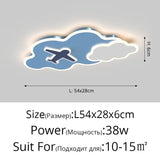 Cute Cartoon Cloud plane LED Ceiling Light - Hans Lumiere