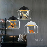 Cute Decor LED Glass Fixture Lamps - Hans Lumiere
