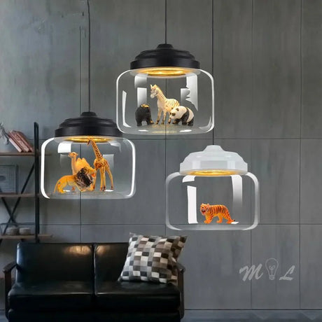 Cute Decor LED Glass Fixture Lamps - Hans Lumiere