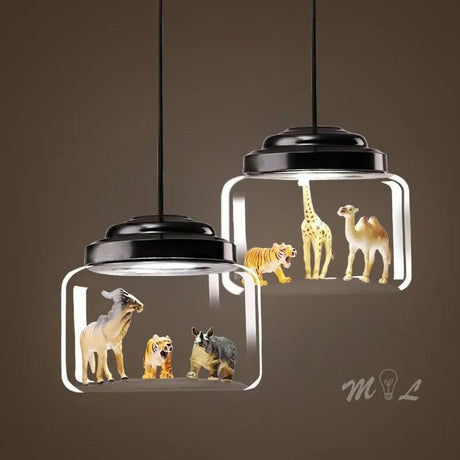 Cute Decor LED Glass Fixture Lamps - Hans Lumiere